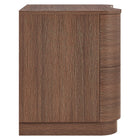 Modway Mirae 2-Drawer Curved Nightstand