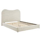 Modway Seluna Boucle Queen Platform Bed