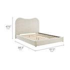Modway Seluna Boucle Queen Platform Bed