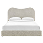 Modway Seluna Boucle Queen Platform Bed