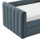 Modway Veyla Channel Tufted Performance Velvet Twin Daybed With Trundle