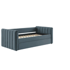 Modway Veyla Channel Tufted Performance Velvet Twin Daybed With Trundle