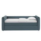Modway Veyla Channel Tufted Performance Velvet Twin Daybed With Trundle