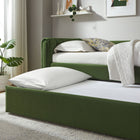 Modway Veyla Channel Tufted Performance Velvet Twin Daybed With Trundle