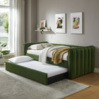 Modway Veyla Channel Tufted Performance Velvet Twin Daybed With Trundle