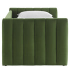 Modway Veyla Channel Tufted Performance Velvet Twin Daybed With Trundle