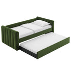 Modway Veyla Channel Tufted Performance Velvet Twin Daybed With Trundle