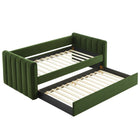 Modway Veyla Channel Tufted Performance Velvet Twin Daybed With Trundle