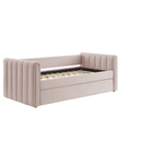 Modway Veyla Channel Tufted Performance Velvet Twin Daybed With Trundle