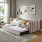 Modway Veyla Channel Tufted Performance Velvet Twin Daybed With Trundle