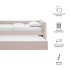 Modway Veyla Channel Tufted Performance Velvet Twin Daybed With Trundle