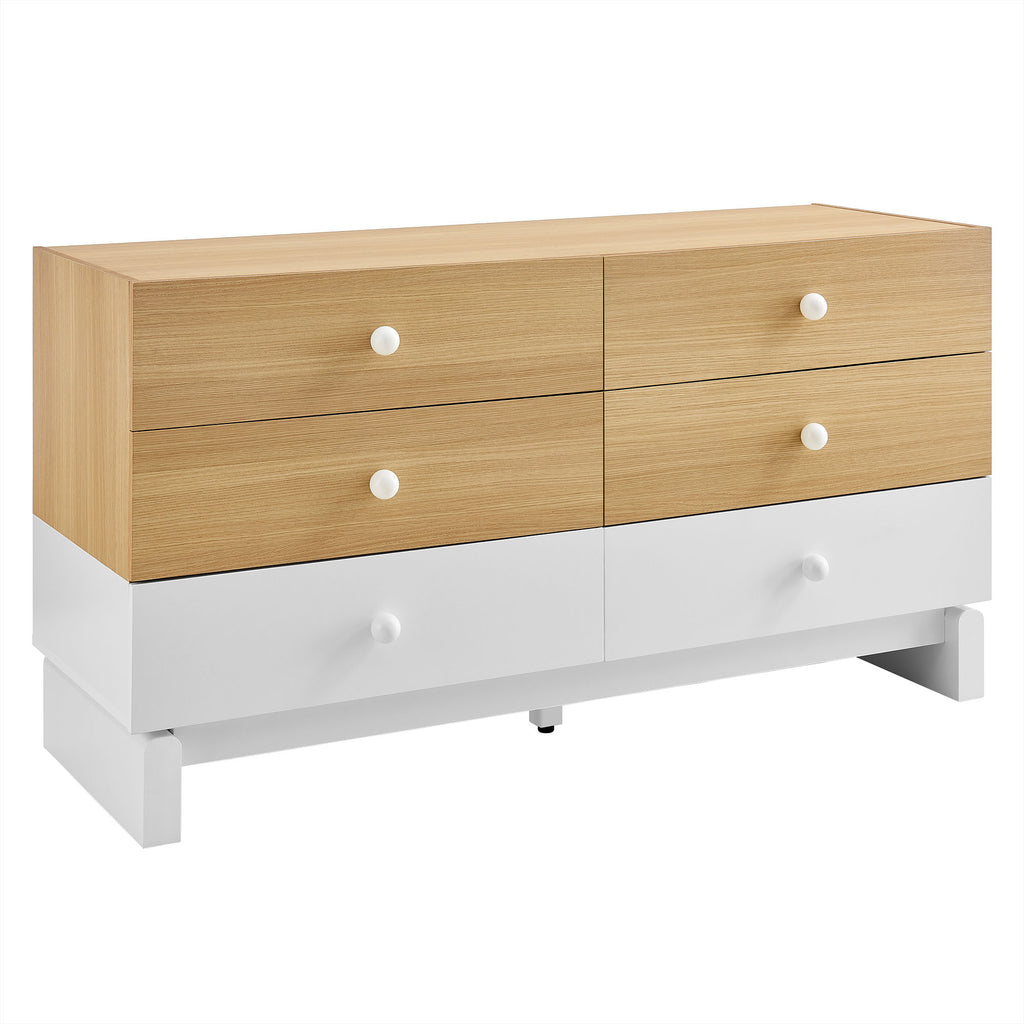 Modway Nolia 6-Drawer Color Block Dresser  