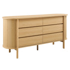 Modway Cadence 6-Drawer Curved Dresser  