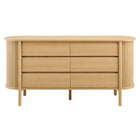 Modway Cadence 6-Drawer Curved Dresser