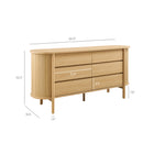 Modway Cadence 6-Drawer Curved Dresser