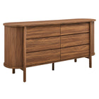 Modway Cadence 6-Drawer Curved Dresser  
