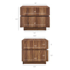 Modway Isola 2 Drawer Nightstand