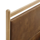 Modway Ginny Twin Size Vegan Leather Platform Bed Frame