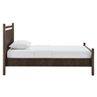 Modway Ginny Twin Size Vegan Leather Platform Bed Frame