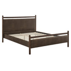 Modway Ginny Queen Size Vegan Leather Platform Bed Frame