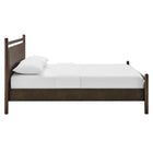Modway Ginny Queen Size Vegan Leather Platform Bed Frame