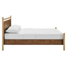 Modway Ginny King Size Vegan Leather Platform Bed Frame