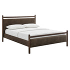 Modway Ginny King Size Vegan Leather Platform Bed Frame