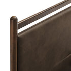 Modway Ginny King Size Vegan Leather Platform Bed Frame