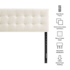 Modway Lily Stain-Resistant Performance Velvet Full Size Headboard