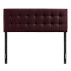 Modway Lily Stain-Resistant Performance Velvet Full Size Headboard
