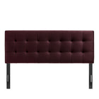 Modway Lily Stain-Resistant Performance Velvet Full Size Headboard