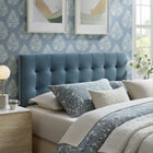Modway Lily Stain-Resistant Performance Velvet Queen Size Headboard