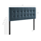 Modway Lily Stain-Resistant Performance Velvet Queen Size Headboard