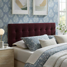 Modway Lily Stain-Resistant Performance Velvet Queen Size Headboard