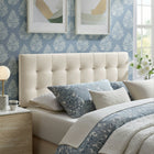Modway Lily Stain-Resistant Performance Velvet King Size Headboard