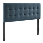 Modway Lily Stain-Resistant Performance Velvet King Size Headboard