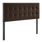 Modway Lily Stain-Resistant Performance Velvet King Size Headboard