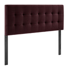 Modway Lily Stain-Resistant Performance Velvet King Size Headboard