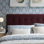 Modway Lily Stain-Resistant Performance Velvet King Size Headboard