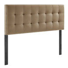 Modway Lily Stain-Resistant Performance Velvet King Size Headboard