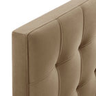 Modway Lily Stain-Resistant Performance Velvet King Size Headboard