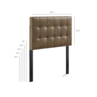 Modway Lily Vegan Leather Twin Size Headboard