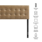 Modway Lily Vegan Leather Queen Size Headboard