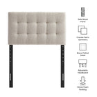 Modway Lily Upholstered Twin Size Headboard