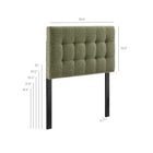 Modway Lily Upholstered Twin Size Headboard
