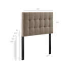 Modway Lily Upholstered Twin Size Headboard