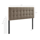 Modway Lily Upholstered Queen Size Headboard