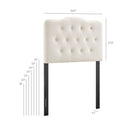 Modway Annabel Stain-Resistant Performance Velvet Twin Headboard