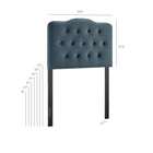 Modway Annabel Stain-Resistant Performance Velvet Twin Headboard