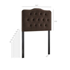 Modway Annabel Stain-Resistant Performance Velvet Twin Headboard